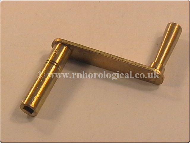New Small Brass Crank Clock Key Size 5 3.50mm 